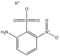 2-Amino-6-nitrobenzenesulfonic acid potassium salt Struktur