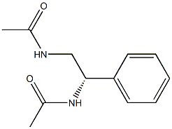 (+)-N,N'-[(S)-1-Phenylethylene]bisacetamide Struktur