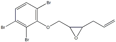 2,3,6-Tribromophenyl 3-allylglycidyl ether Struktur