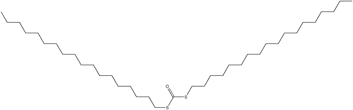 Dithiocarbonic acid S,S-dioctadecyl ester Struktur