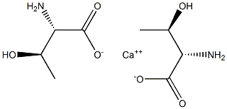 Bis(L-threonine)calcium salt Struktur