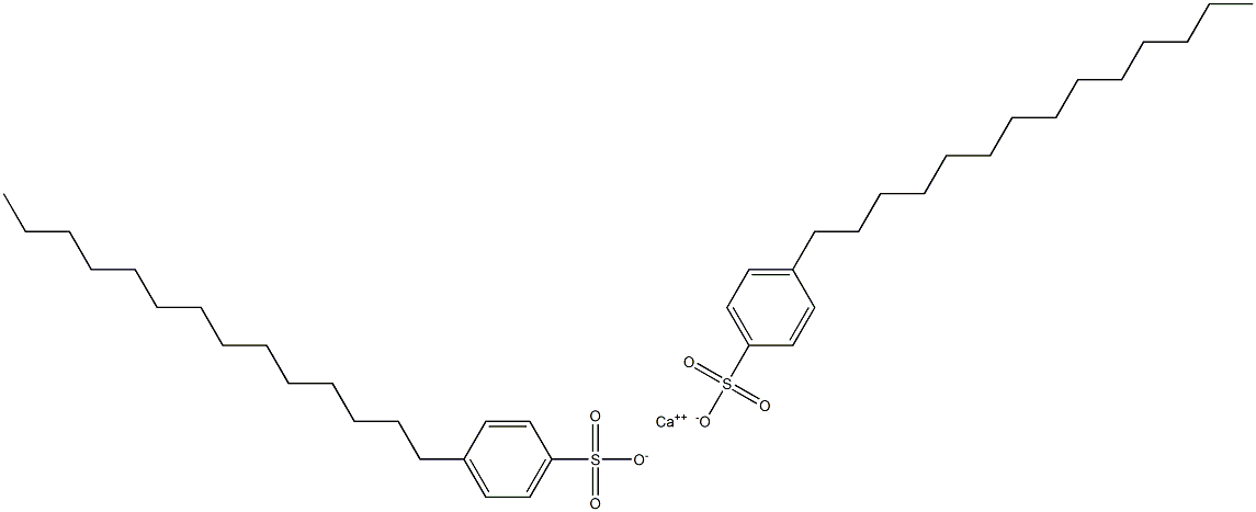 Bis(4-tetradecylbenzenesulfonic acid)calcium salt Struktur