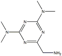 4,6-Bis(dimethylamino)-1,3,5-triazine-2-methanamine Struktur