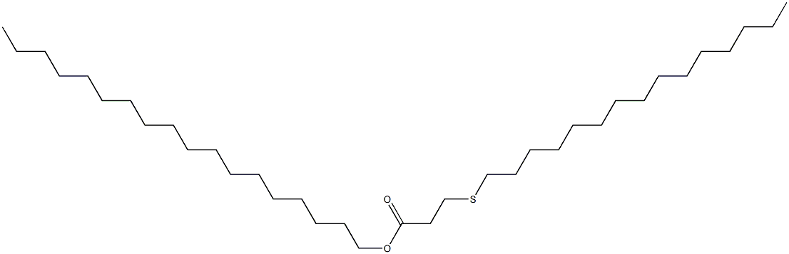 3-(Pentadecylthio)propionic acid octadecyl ester Struktur