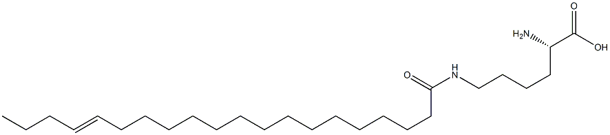 N6-(16-Icosenoyl)lysine Struktur