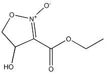 3-(Ethoxycarbonyl)-4-hydroxy-2-isoxazoline 2-oxide Struktur