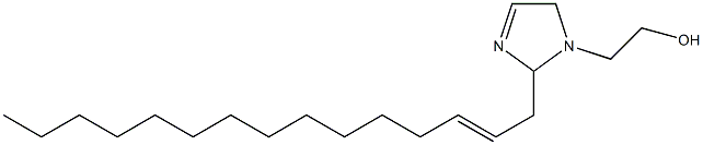 2-(2-Pentadecenyl)-3-imidazoline-1-ethanol Struktur