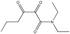 N,N-Diethyl-2,3-dioxohexanamide Struktur