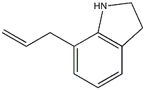 2,3-Dihydro-7-(2-propenyl)-1H-indole Struktur