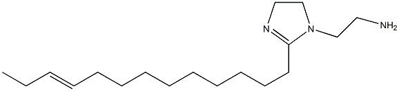 1-(2-Aminoethyl)-2-(10-tridecenyl)-2-imidazoline Struktur