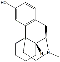 (17R)-17-Methylmorphinan-3-ol Struktur