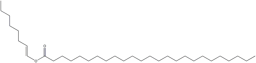 Pentacosanoic acid 1-octenyl ester Struktur