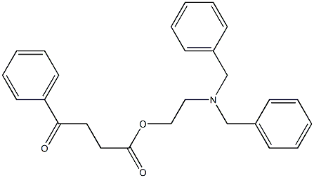 4-Oxo-4-phenylbutanoic acid 2-(dibenzylamino)ethyl ester Struktur