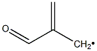 2-Formyl-2-propenyl radical Struktur