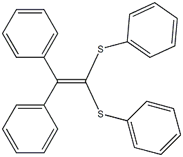 Diphenylketene diphenyl dithioacetal Struktur