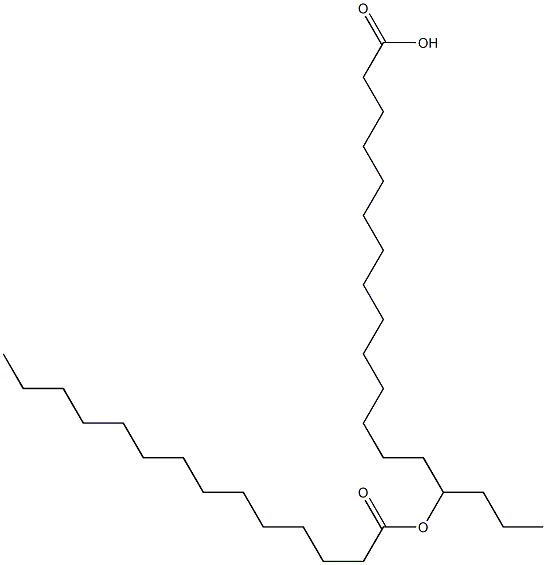 15-Myristoyloxystearic acid Struktur