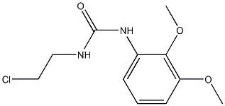 1-(2-Chloroethyl)-3-(2,3-dimethoxyphenyl)urea Struktur