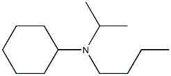 N-Butyl-N-isopropylcyclohexylamine Struktur