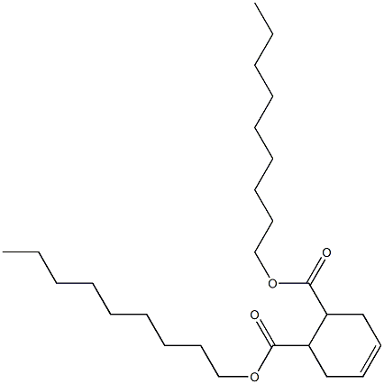 4-Cyclohexene-1,2-dicarboxylic acid dinonyl ester Struktur