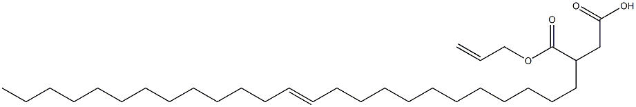 3-(12-Pentacosenyl)succinic acid 1-hydrogen 4-allyl ester Struktur