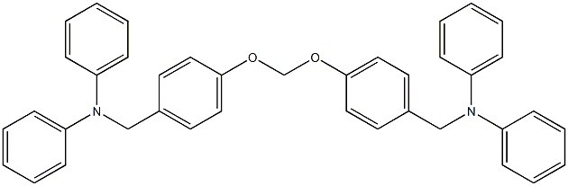 4,4'-(Methylenedioxy)bis[1-(diphenylaminomethyl)benzene] Struktur