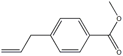 4-(2-Propenyl)benzoic acid methyl ester Struktur