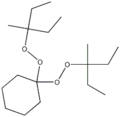 1,1-Bis(1-ethyl-1-methylpropylperoxy)cyclohexane Struktur