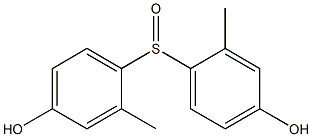 Methyl(4-hydroxyphenyl) sulfoxide Struktur