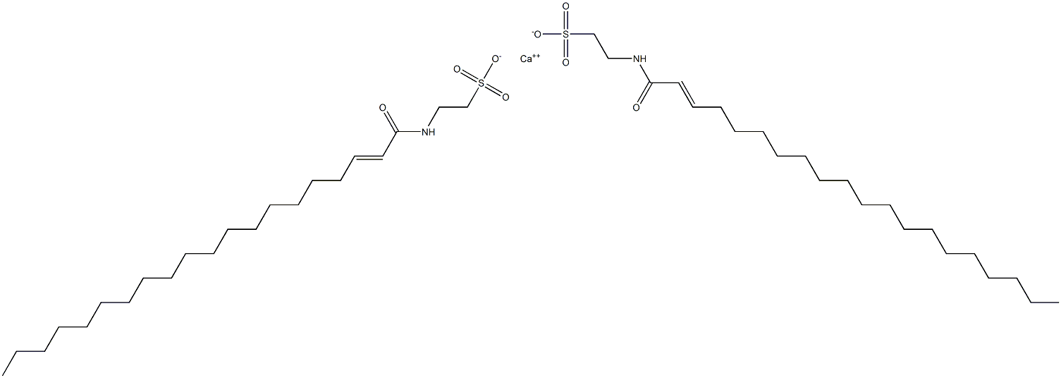 Bis[N-(2-icosenoyl)taurine]calcium salt Struktur