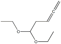 3,4-Pentadienal diethyl acetal Struktur