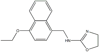 4-Ethoxy-N-(2-oxazolin-2-yl)-1-naphthalenemethanamine Struktur