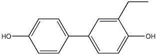 3-Ethyl-1,1'-biphenyl-4,4'-diol Struktur