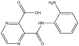 3-(2-Aminophenylcarbamoyl)pyrazine-2-carboxylic acid Struktur