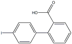 4'-Iodobiphenyl-2-carboxylic acid Struktur