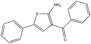 (2-Amino-5-phenyl-3-thienyl)phenylmethanone Struktur