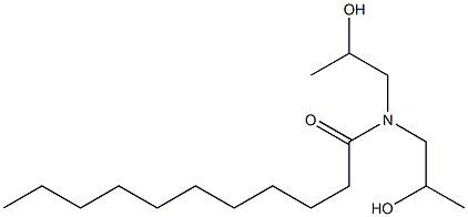 N,N-Bis(2-hydroxypropyl)undecanamide Struktur