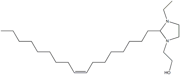 3-Ethyl-2-[(Z)-8-heptadecenyl]-1-imidazolidineethanol Struktur