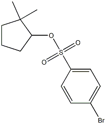 4-Bromobenzenesulfonic acid 2,2-dimethylcyclopentyl ester Struktur