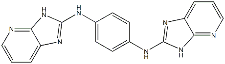 2,2'-[1,4-Phenylenebis(imino)]bis(3H-imidazo[4,5-b]pyridine) Struktur