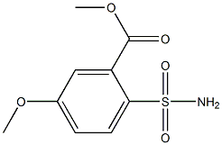 5-Methoxy-2-sulfamoylbenzoic acid methyl ester Struktur