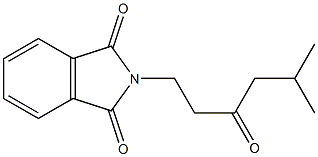 2-(3-Oxo-5-methylhexyl)-2H-isoindole-1,3-dione Struktur