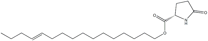 (S)-5-Oxopyrrolidine-2-carboxylic acid 12-hexadecenyl ester Struktur