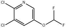 2,3-Dichloro-5-difluoromethoxypyridine Struktur