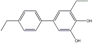 4-(4-Ethylphenyl)-6-ethylbenzene-1,2-diol Struktur