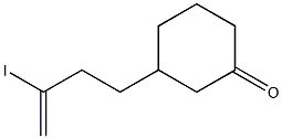 3-(3-Iodo-3-butenyl)cyclohexanone Struktur