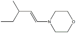 4-[(E)-3-Methyl-1-pentenyl]morpholine Struktur