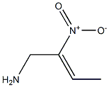 (Z)-1-Amino-2-nitro-2-butene Struktur