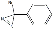 3-Phenyl-3-bromo-3H-diazirine Struktur