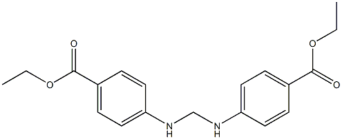 4,4'-(Methylenebisimino)bisbenzoic acid diethyl ester Struktur