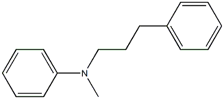 N-(3-Phenylpropyl)-N-methylaniline Struktur